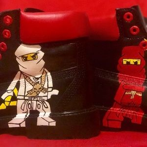 Custom Ninjago Timberland Boots - Size 1